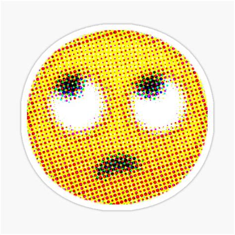 Bored Face Emoji Stickers Redbubble
