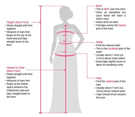 How To Measure For Your Dress