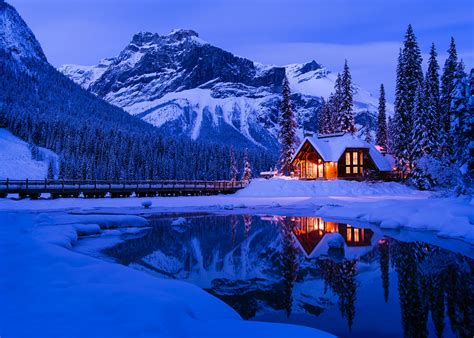 Emerald Lake Bc Canada By Michael Blanchette