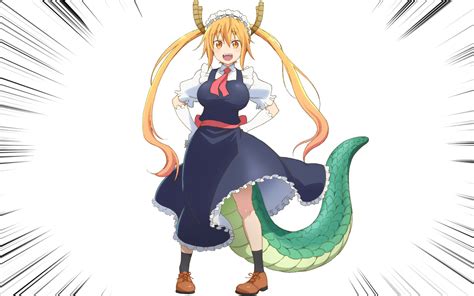 Papel De Parede 1920x1200 Px Meninas Anime San Chi No Maid Dragon