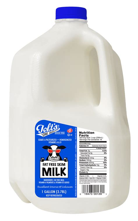 Tofts Non Fat Skim Milk 1 Gallon