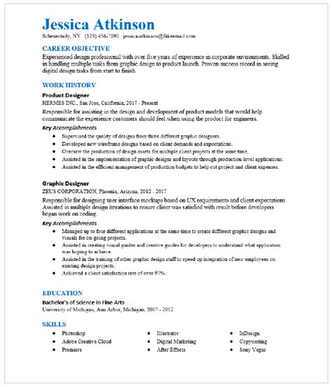 graphic design resume samples graphic design resume examples  tips