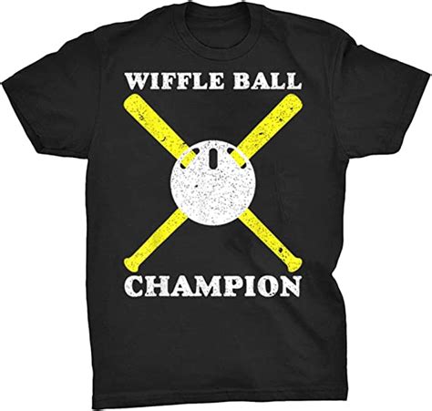 Wiffleball Player Champion Retro Distressed Shirt T Tshirt Front