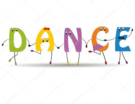 Dance Word Clip Art Dance Word — Stock Vector © Justaa 10642164
