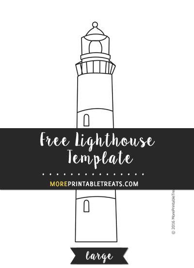 Lighthouse Template – Large | Templates printable free, Wall quilt