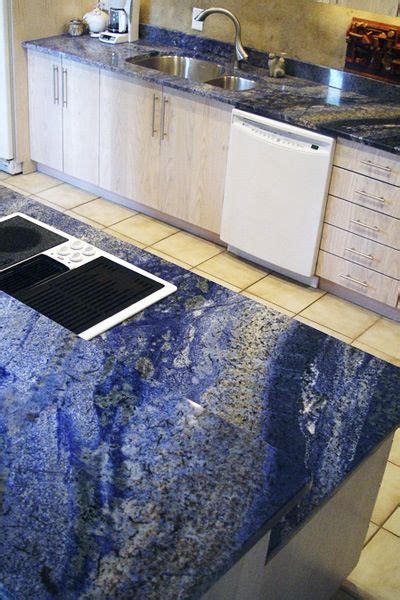 33 Best Vivid Blue Granite Countertops Images Blue Granite