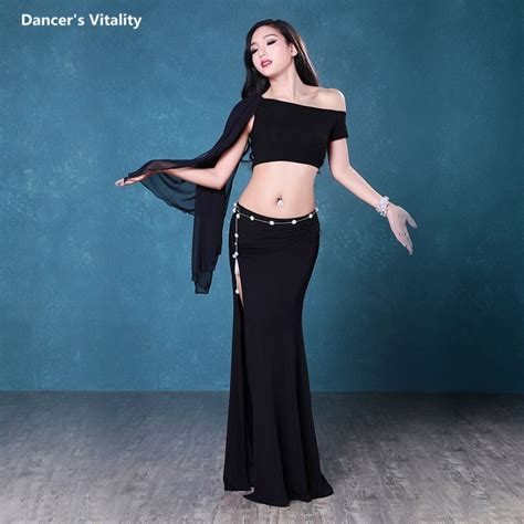 Women Professional Belly Dance Clothes Modal Belly Dance Top And Belly