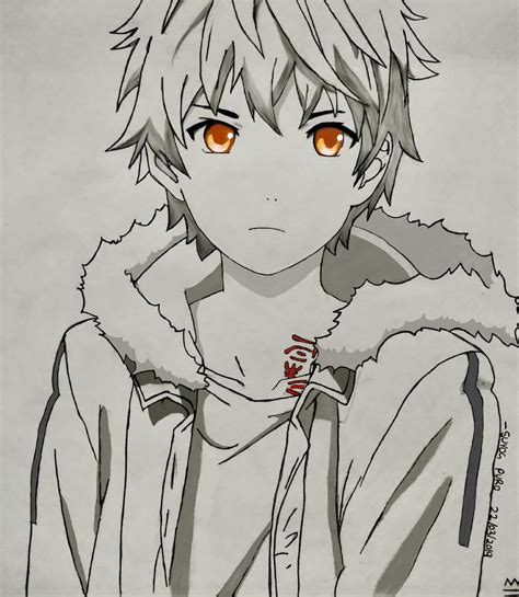 Yukine From Noragami Drawing Is Done I Really Enjoyed Him Drawing