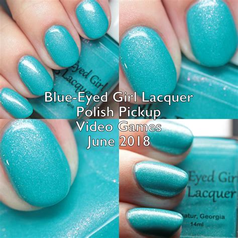 The Polished Hippy Blue Eyed Girl Lacquer Polish Pickup Video Games