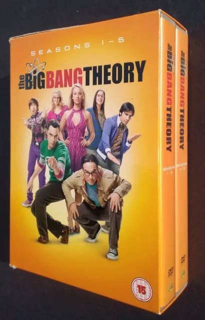 Dvd Box The Big Bang Theory Season 1 2 3 4 5 English Language Great