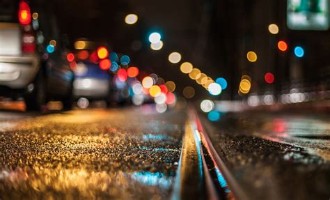 Traffic Road Car Vehicle Night Lights Wallpapers Hd Desktop And