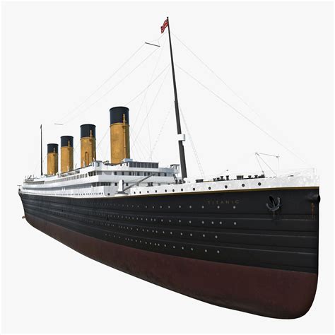 RMS Titanic Free 3D Model Max Free3D