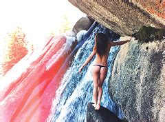 Babes By Waterfalls Pics