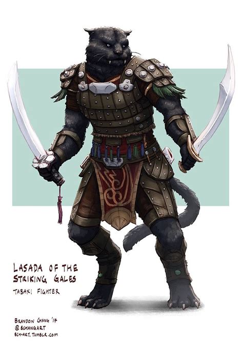Pin By Kevin Morrell On Catfolk Character Art Dungeons And Dragons