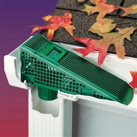 Wedge 95 In Green Downspout Screen Gutter Guard 4 Pack 636323247237