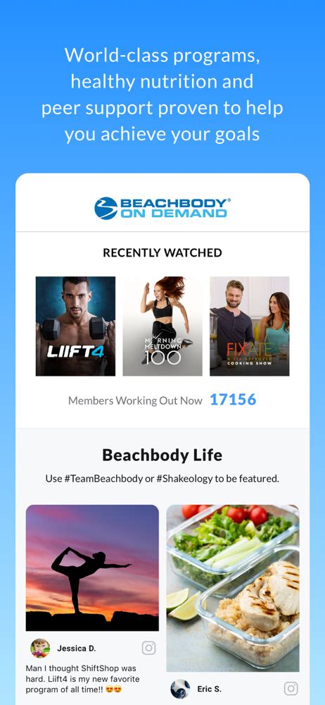 Beachbody® On Demand Revenue And Download Estimates Apple App Store Us