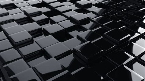 3d Abstract Wallpapers Black