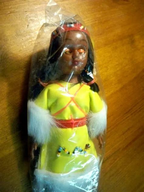 Native American Indian Girl Vintage Collectible Souvenir Travel Doll From 1950s 3 99 Picclick