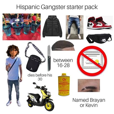 Hispanic Gangster Starter Pack Rstarterpacks Starter Packs Know