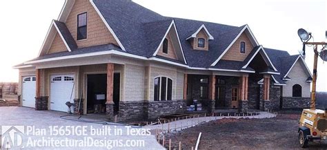 House Plan 15651ge Comes To Life In Texas Photo 006 Mountain