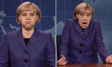 Kate Mckinnons Incredible Impression Of Angela Merkel During Weekend Update