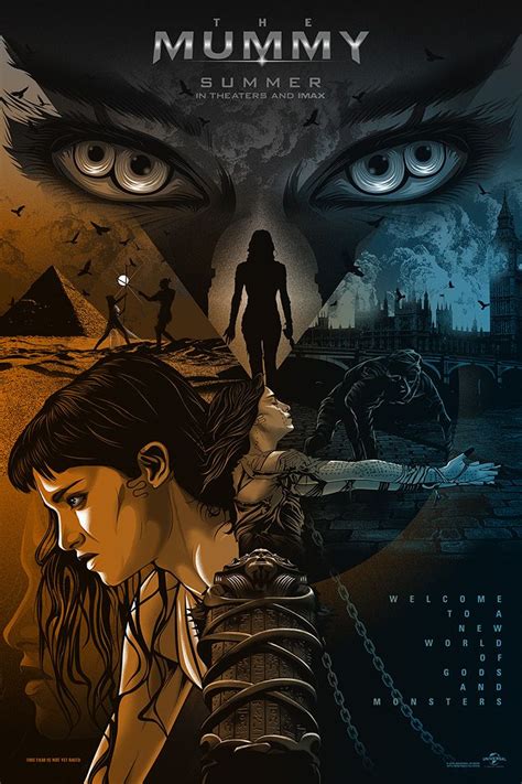 The Mummy Monster Horror Movies Movie Poster Art Alternative Movie