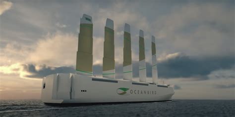 New Cargo Ship Wind Powered Sailboat Can Carry 7000 Cars Power Out