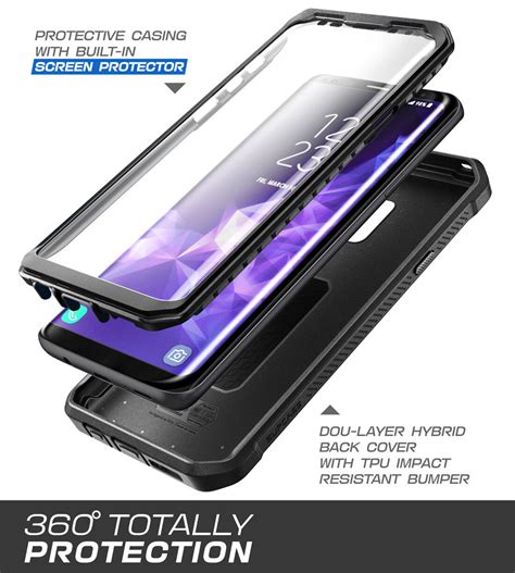 for samsung galaxy s9 plus case supcase full body cover w screen protector s9 843439100381 ebay