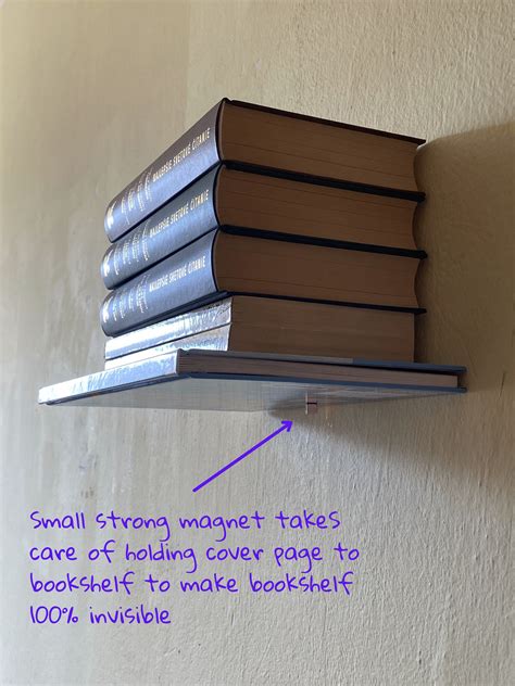 Invisible Book Shelf Floating Book Shelves Floating Etsy