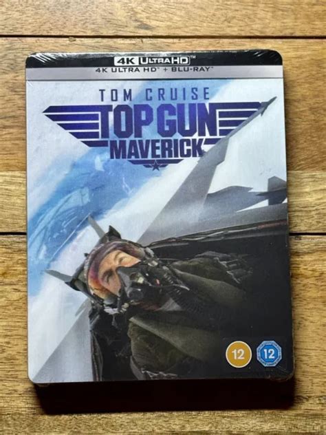 Top Gun Maverick 4k Uhd Blu Ray Lenticular Steelbook Hmv Exclusive New