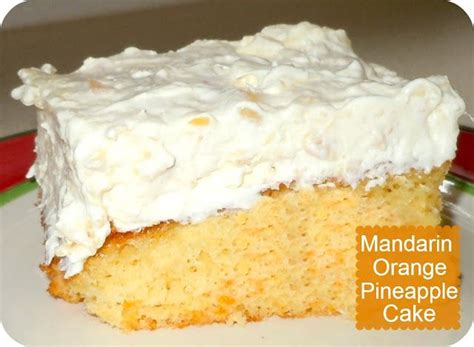 Mandarin Orange Pineapple Cake Recipe Recipe Pineapple Cake Recipe