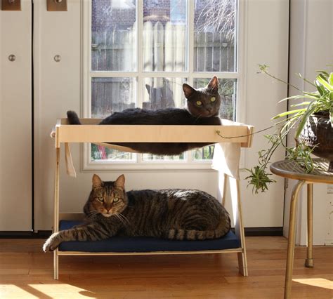 Mid Century Modern Inspired Cat Bunk Bed From Catlyco