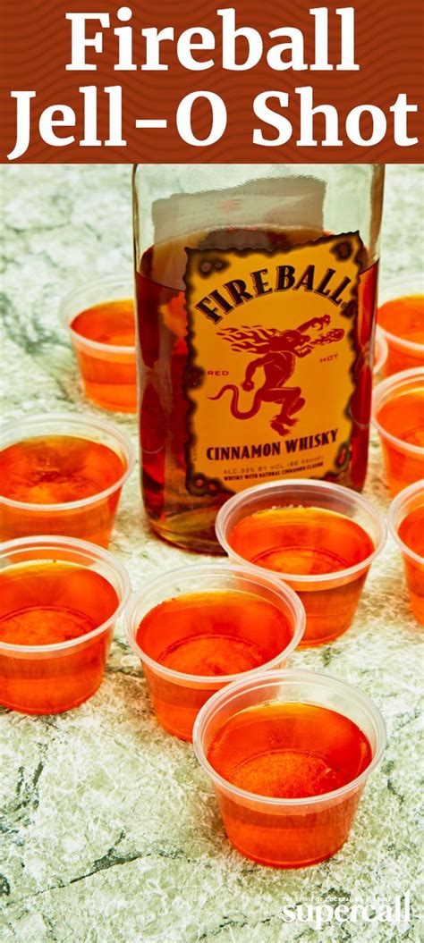 Well, you're very lucky with this recipe. Fireball Jello Shot | Recipe | Drinks | Jello shot recipes ...