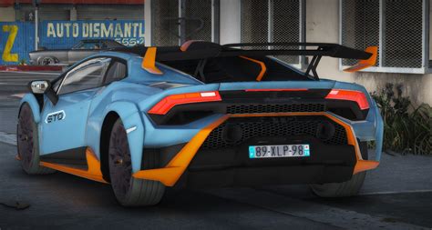 Lamborghini Huracan Sto 2021 Add On Fivem Unlocked Gta5