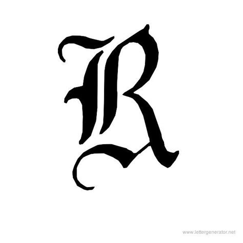 Calligraphy Letter R Font Styles It Is Worth