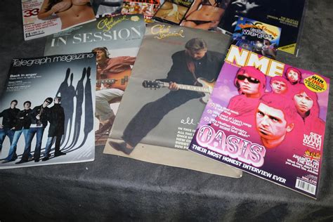 Collection Of Adult Magazines And Music Magazines