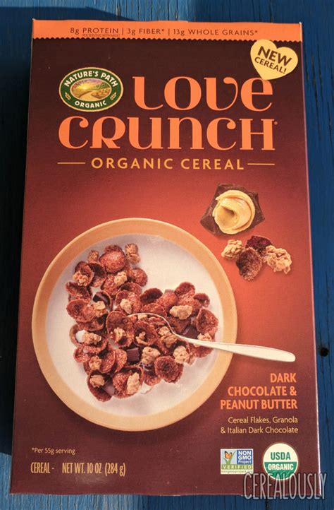 Review Nature S Path Love Crunch Dark Chocolate Peanut Butter Cereal