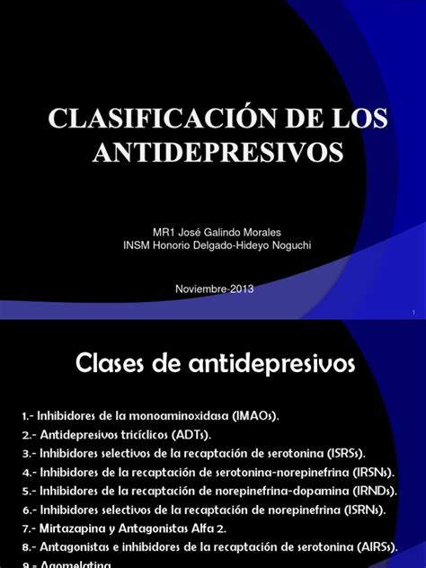 pdf clasificaciÓn de los antidepresivos dokumen tips
