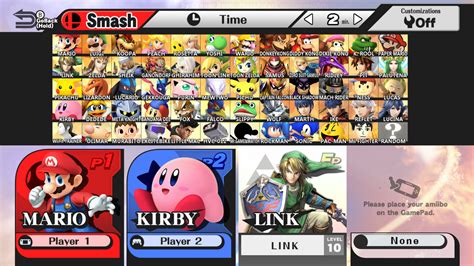 Super Smash Bros Wii U Character Roster Clones By Connorrentz On