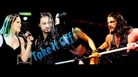 Roman Reigns And Nikki Bella And Paige Take It Off Youtube