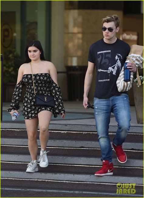 Ariel Winter Wears Floral Romper For Lunch With Levi Meaden Photo