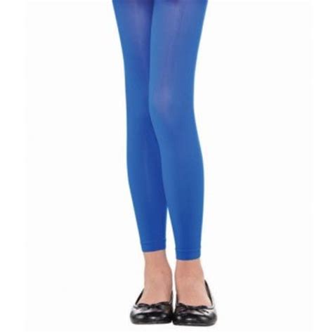 Blue Footless Tights Child Pop Party Supply