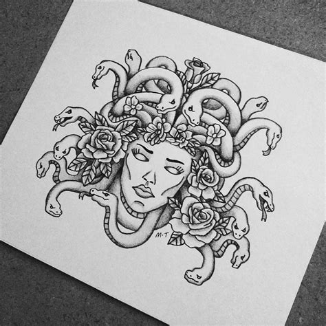 Medusa Tattoo Design I Made Rgreekmythology