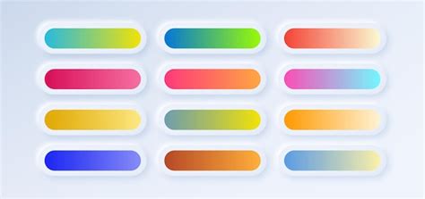 Premium Vector Set Of Vibrant Colorful Color Gradients