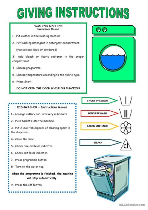 Instructions Worksheet Worksheets For Kindergarten