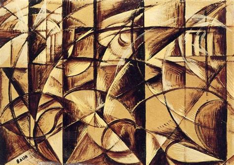 Velocità d automobile por Giacomo Balla Giacomo balla Futurist painting Futurism art