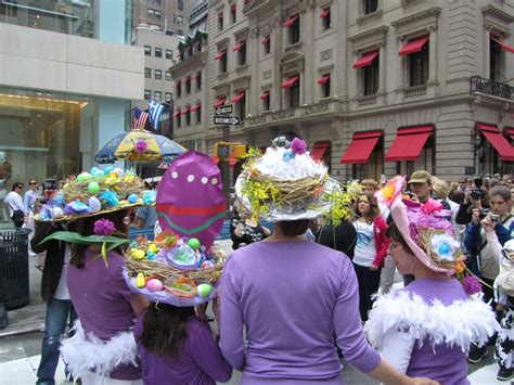 Pink In The City Easter Bonnet Parade Fifth Ave Nyc