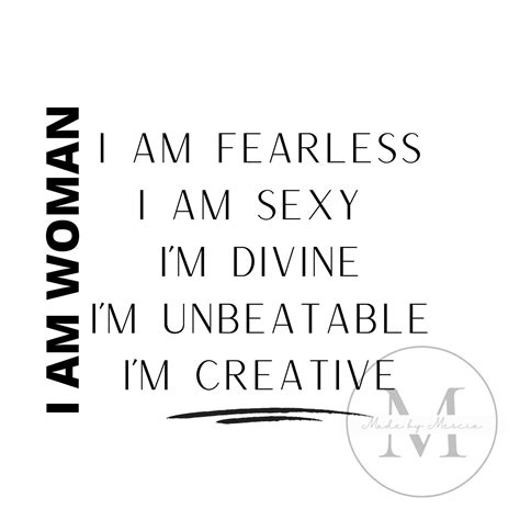 I Am Woman Svg Etsy