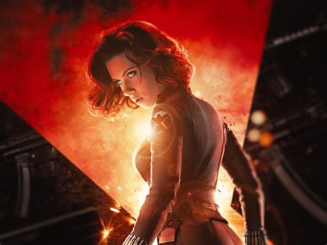 1152x864 Scarlett Johansson Black Widow Movie Poster 1152x864