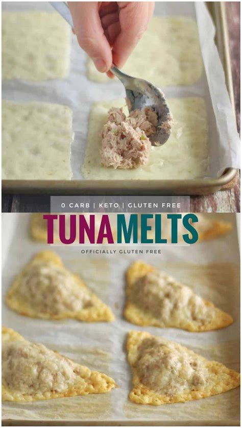 Cheesy keto tuna melts | tuna melt recipe made with cheese slices. Cheesy Keto Tuna Melts — No Carb Tuna Melt Recipe, Zero ...